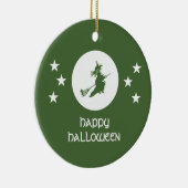 Halloween-Ornament, grün Keramik Ornament (Rechts)