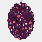 Halloween Ornament Karte (Links)