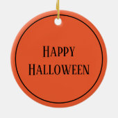 Halloween-Ornament Keramik Ornament (Hinten)