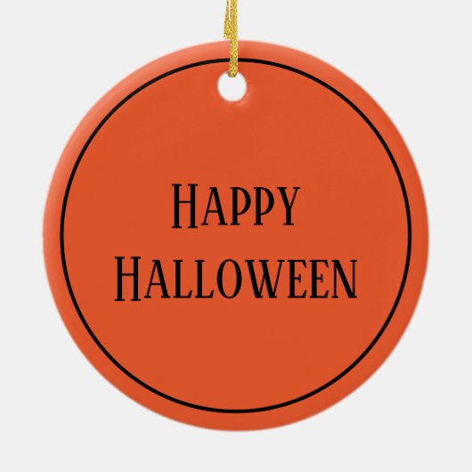 Halloween-Ornament Keramik Ornament (Hinten)