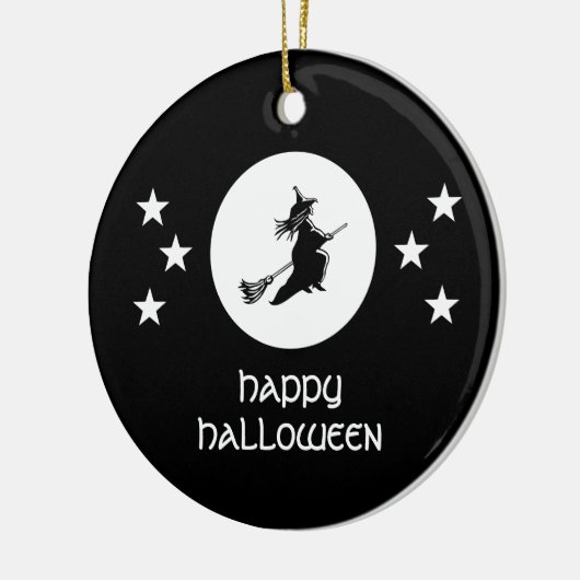 Halloween-Ornament, schwarz Keramikornament (Links)