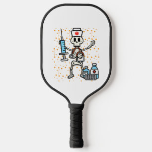 Halloween Orthopädie Krankenschwester Skeleton Scr Pickleball Schläger