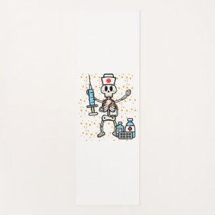 Halloween Orthopädie Krankenschwester Skeleton Scr Yogamatte