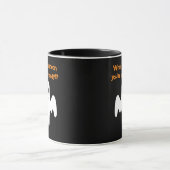 Halloween Out of Candy Funny Ghost Tasse (Zentrum)
