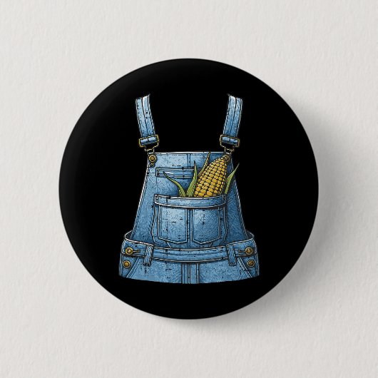 Halloween Overalls Maisfarm Kostüm Bauer Männer Wo Button (Vorderseite)