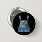 Halloween Overalls Maisfarm Kostüm Bauer Männer Wo Button (Vorne & Hinten)