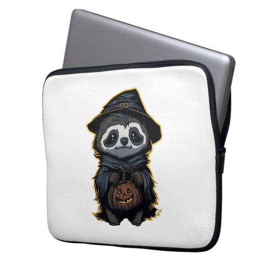 Halloween Oversifizierter T - Shirt Laptopschutzhülle (Vorderseite Links)