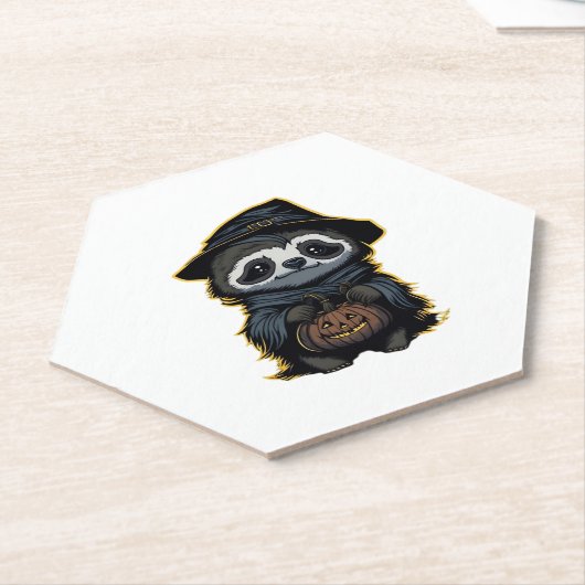 Halloween Oversifizierter T - Shirt Untersetzer (angewinkelt)