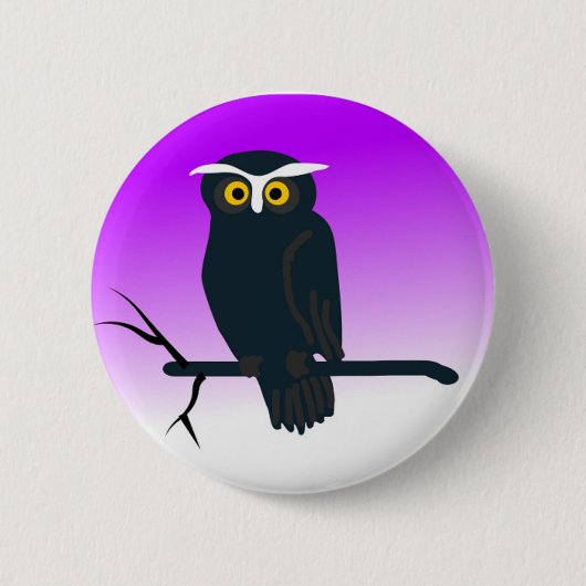 Halloween Owl Button (Oder?) (Vorderseite)