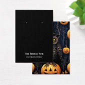Halloween Owl Earring Display Card (Schreibtisch)