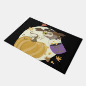 Halloween Owl Fußmatte (Schrägansicht)