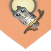 Halloween Owl Kurzer Tischläufer (Ecke)