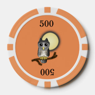 Halloween Owl Pokerchips