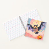 Halloween Owl & Pumpkin Notebook - Niedlich und un Notizblock (Innenseite)