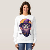 Halloween-Owl Sweatshirt (Vorne ganz)