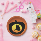 Halloween-Owl-Teller Pappteller (Party)