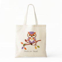 Halloween Owl Trick oder Treat Bag
