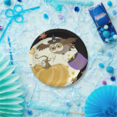Halloween Owl Trick oder Treat! Pappteller (Party)