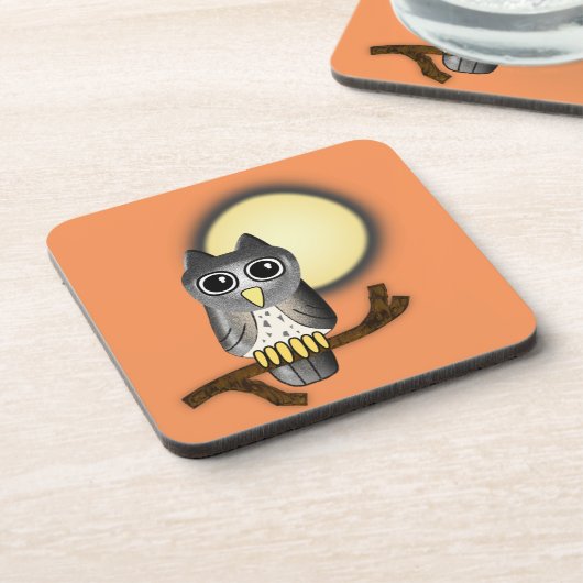 Halloween Owl Untersetzer (Linke Seite)