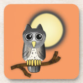 Halloween Owl Untersetzer (Vorderseite)