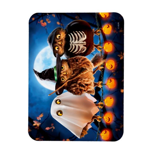 Halloween Owls Magnet (Vertikal)