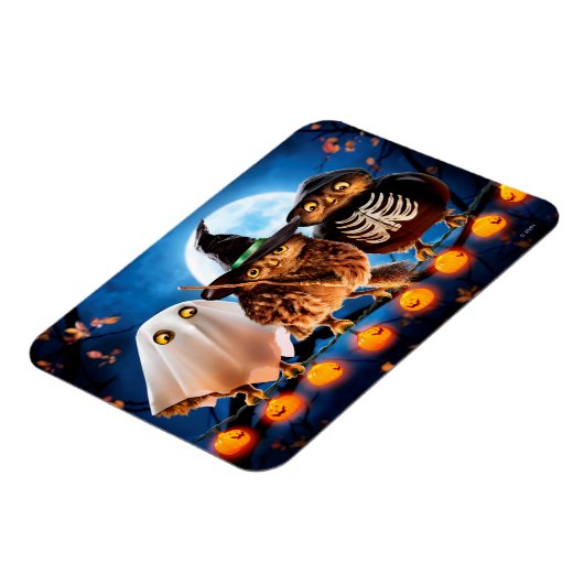 Halloween Owls Magnet (Linke Seite)