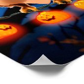 Halloween Owls Poster (Ecke)
