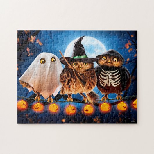 Halloween Owls Puzzle (Horizontal)
