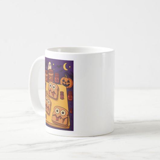 Halloween P&J Kaffeetasse (Vorderseite Links)
