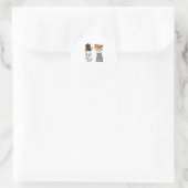 Halloween Pack Spooky und festes grafisches Bundle Runder Aufkleber (Tasche)