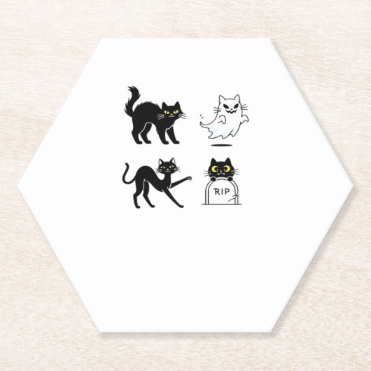 Halloween Pack Spooky und festes grafisches Bundle Untersetzer (Vorderseite)