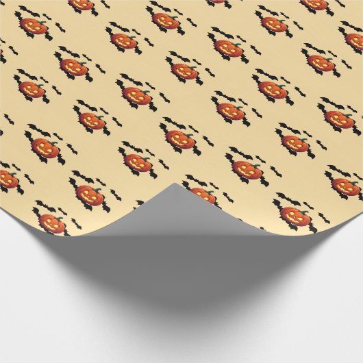 Halloween-Packpapier Geschenkpapier (Ecke)