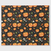 Halloween-Packpapier Geschenkpapier (Flach)