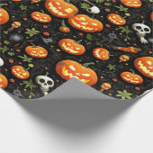 Halloween-Packpapier Geschenkpapier (Ecke)