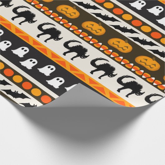 Halloween-Packpapier Geschenkpapier (Ecke)