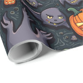 Halloween-Packpapier Geschenkpapier (Rolleneckpunkt)