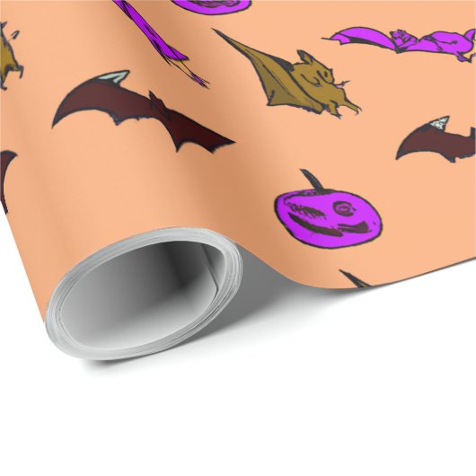 Halloween-Packpapier Geschenkpapier (Rolleneckpunkt)