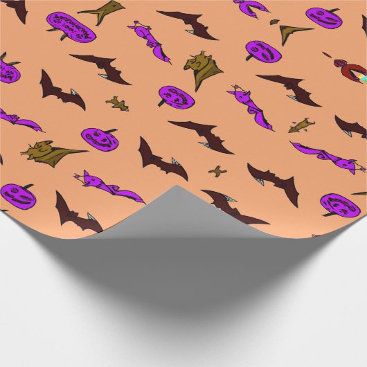 Halloween-Packpapier Geschenkpapier (Ecke)