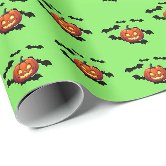 Halloween-Packpapier Geschenkpapier (Rolleneckpunkt)