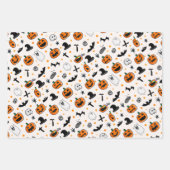Halloween-Packpapier Geschenkpapier Set (Vorderseite 2)