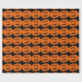 Halloween-Packpapier, Halloween-Geschenkverpackung Geschenkpapier (Flach)