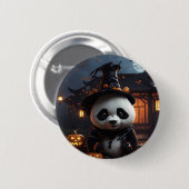 Halloween Panda Button (Vorne & Hinten)