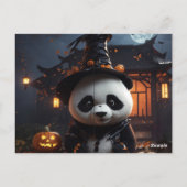 Halloween Panda Postkarte (Rückseite)