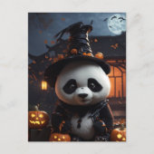 Halloween Panda Postkarte (Vorderseite)