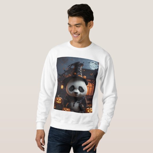 Halloween Panda Sweatshirt (Vorne ganz)