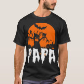 Halloween Papa Beängstigend 31. Oktober Geschenk T-Shirt (Vorderseite)