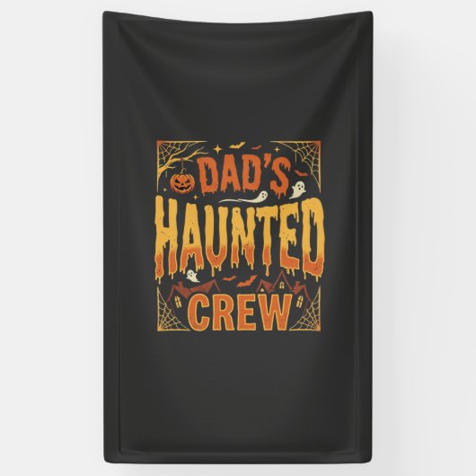 Halloween Papa Geister Crew Banner (Vertikal)