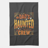 Halloween Papa Geister-Crew Geschirrtuch (Vertikal)