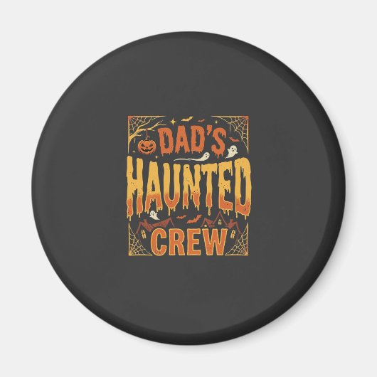Halloween Papa Geister Crew Magnet (Vorne)