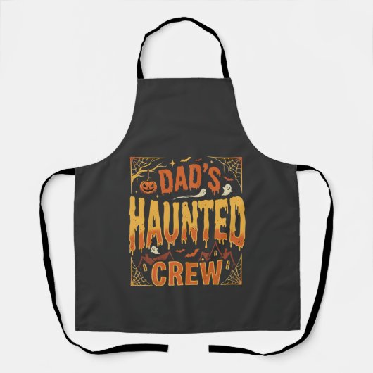 Halloween Papa Geister Crew Schürze (Vorderseite)